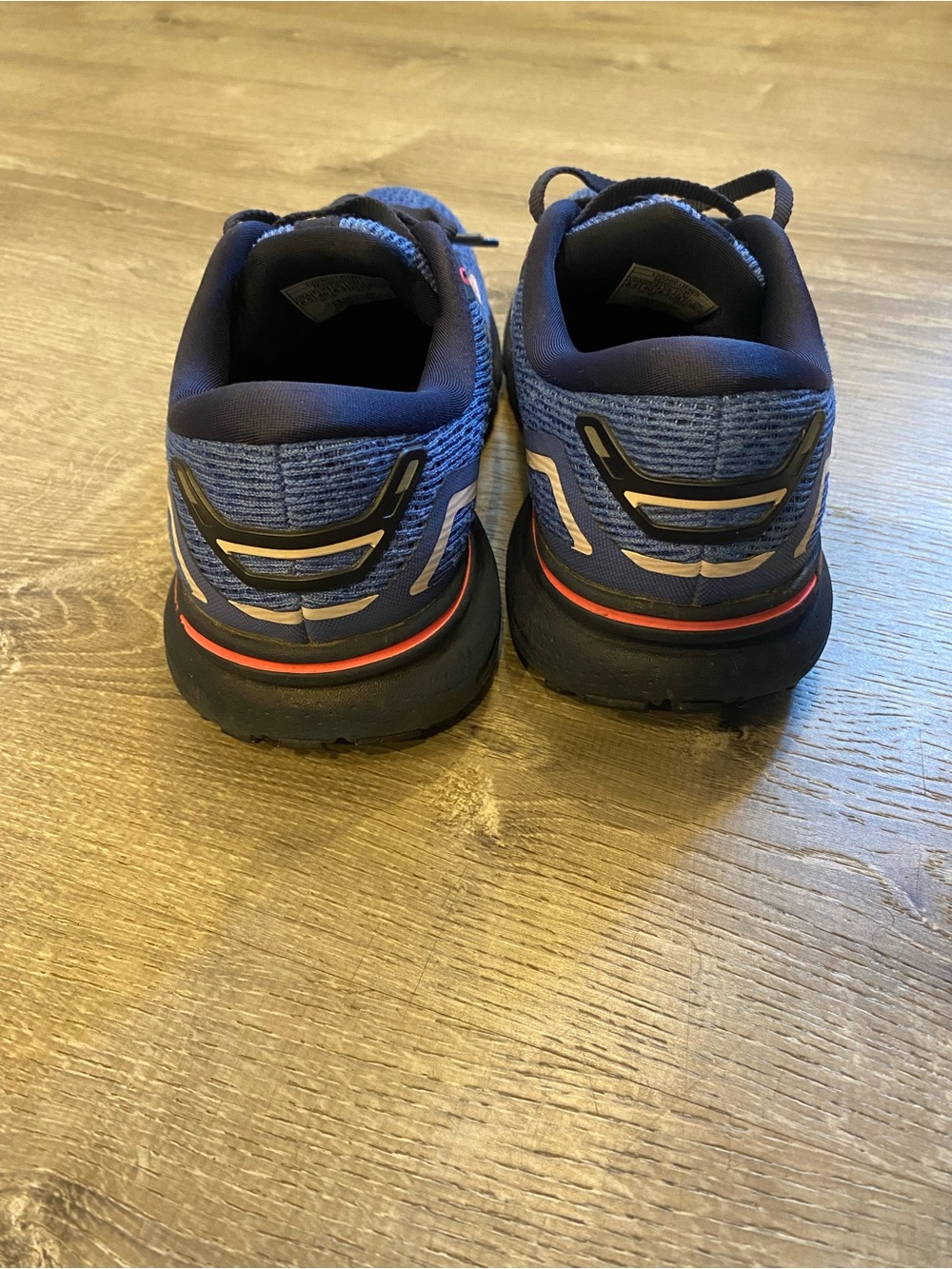 Brooks Ghost 15 Neutral Running Shoe 8.5 Medium (B) Blue Peacoat Pink - Picture 4 of 8